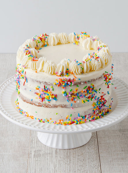 Gâteau d'anniversaire (option sans gluten disponible)