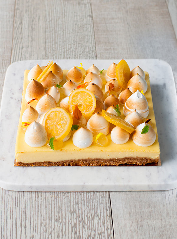 Gâteau au fromage et citron meringué