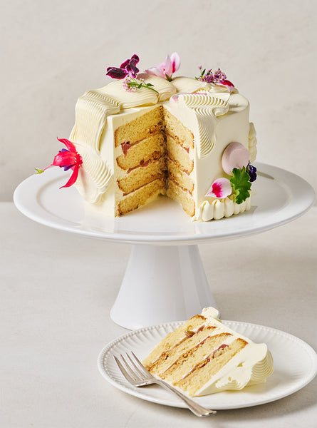 Gâteau à la rhubarbe et aux amandes - Édition spéciale fête des mères