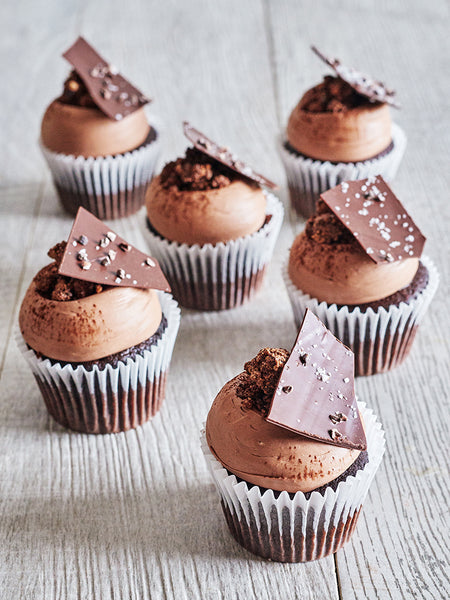 Cupcakes au chocolat noir et café