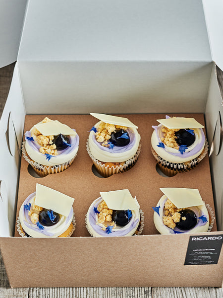 Cupcakes aux bleuets et au citron 🍋
