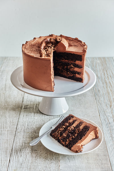 Gâteau au chocolat noir et café